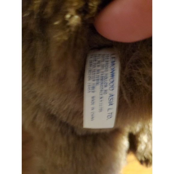 VINTAGE Lemonwood Asia Brown Teddy Bear Plush Stuffed Animal Toy 13" Fluffy - Picture 5 of 5